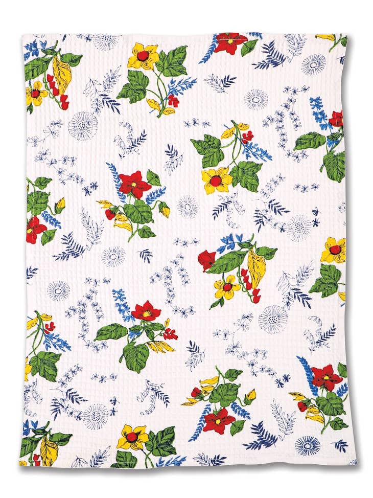 Meg Floral Dishtowel Set of 2