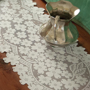 Dogwood Lace Table Runner 53"