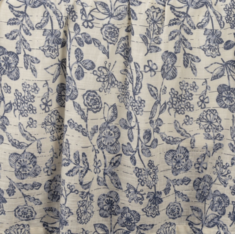 Doylestown Blue Floral 63" Panel Set