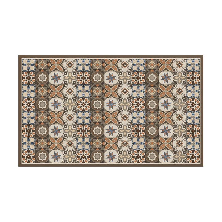 Verona Tile Vinyl Floor Mat