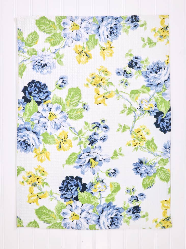 Everlasting Floral Dishtowel Set of 2