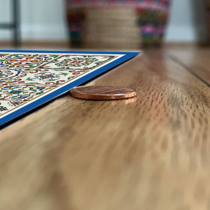 Spanish Tile Vinyl Floor Mat