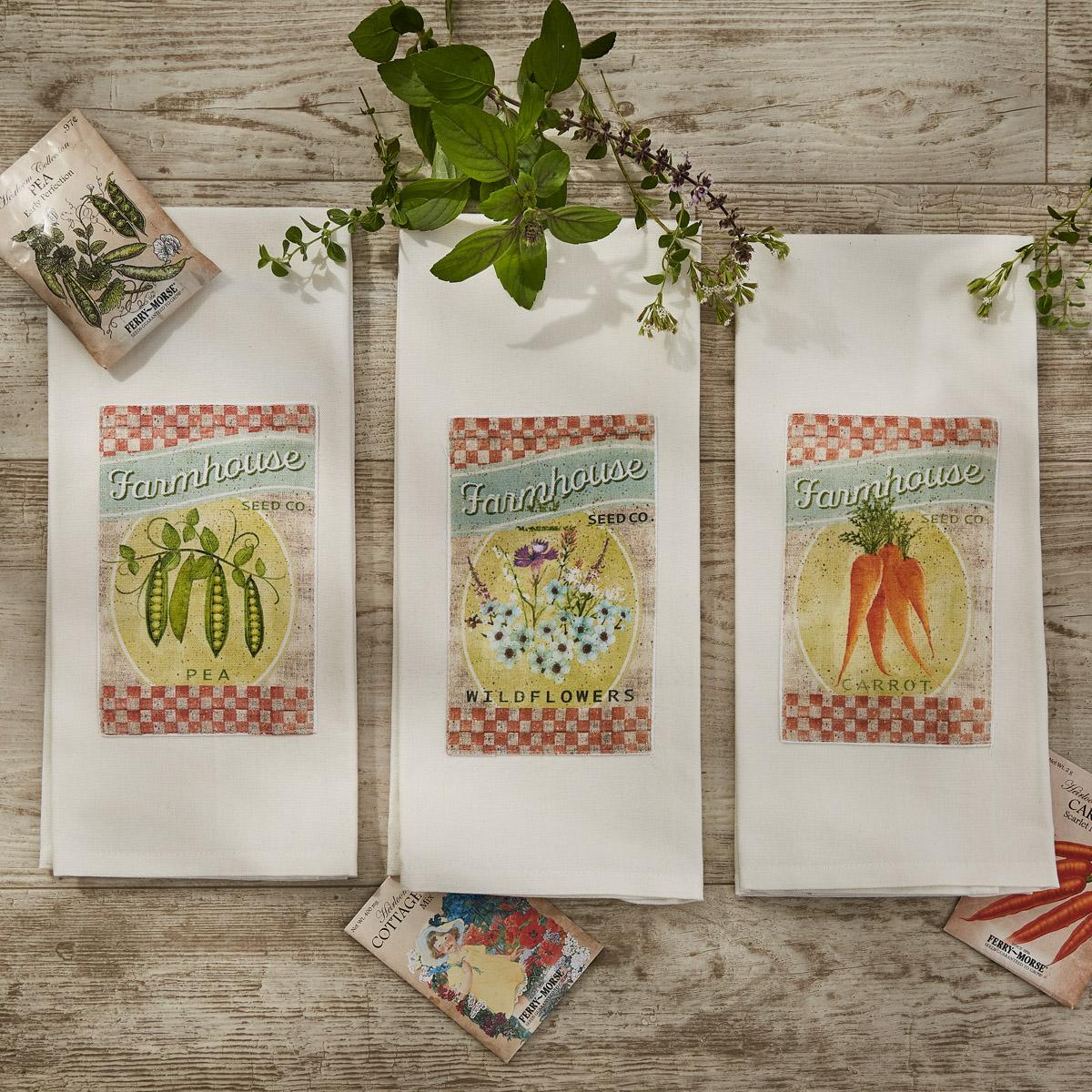 Farmhouse Seed Co. Dishtowel Set of 3