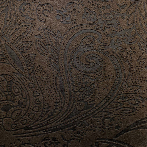 Faux Tooled Leather 84" Curtain Panel