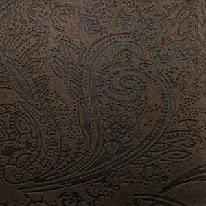 Faux Tooled Leather 84" Curtain Panel