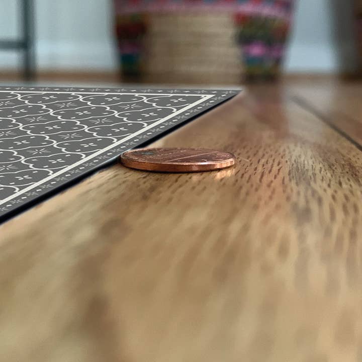 Estambul Gray Vinyl Floor Mat