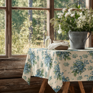 Forget Me Not Tablecloth