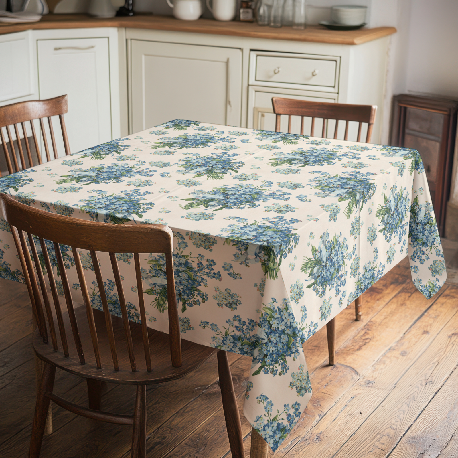 Forget Me Not Tablecloth