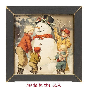 Fun in the Snow Framed Print