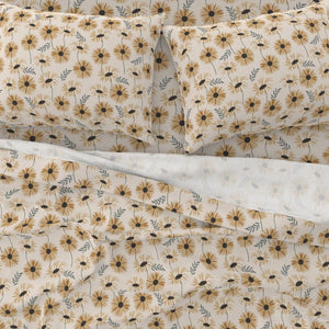 Hippie Flowers Cotton Sheet Set