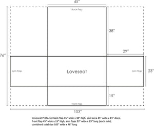 Cardinal Plaid Loveseat Cover