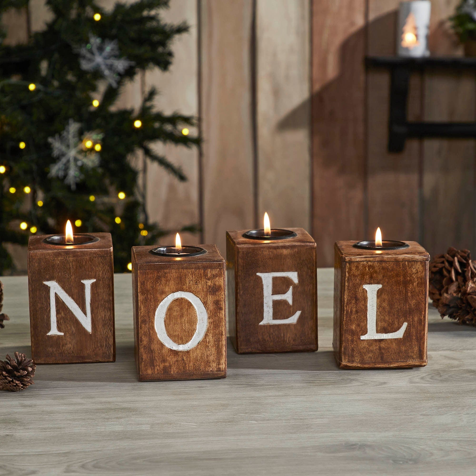 Noel Tealight Holder Set