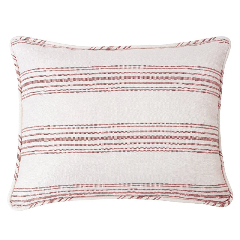 Prescott Red Stripe Standard Sham