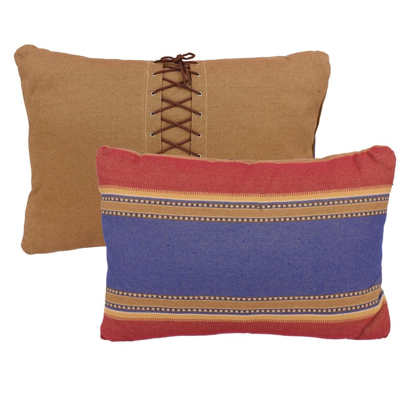 Denim Stripe Western Pillow