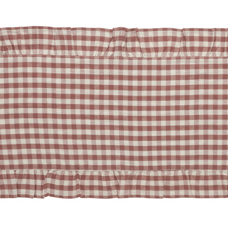 Rosehill Cottage Dusty Rose Gingham Table Runner