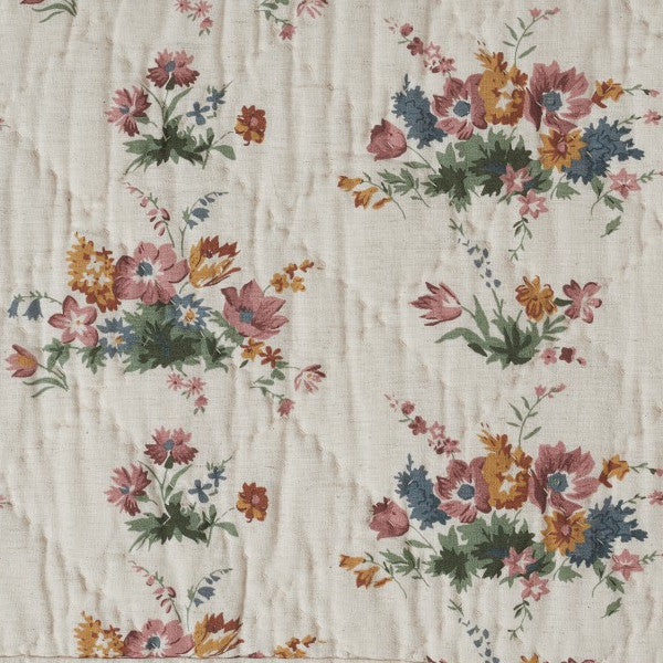 Rosehill Cottage Floral Print Quilt