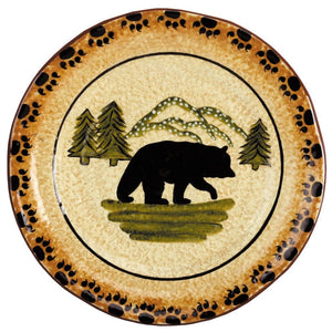 Rustic Bear Ceramic Dinnerware 16 Piece Set