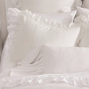 Sadie White Stonewashed Euro Sham