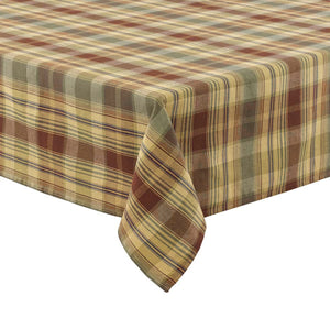 Saffron Plaid Tablecoth