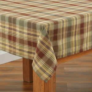 Saffron Plaid Tablecoth