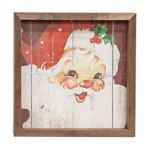 Vintage Santa Framed Print