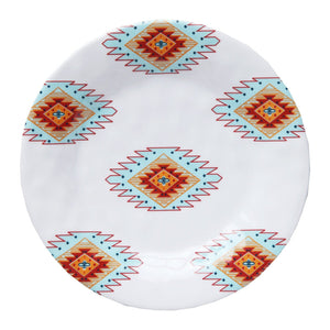 Southwest Motif 14PC Melamine Dinnerware Set