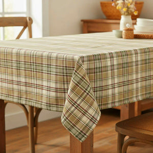 Thyme Plaid Tablecloth