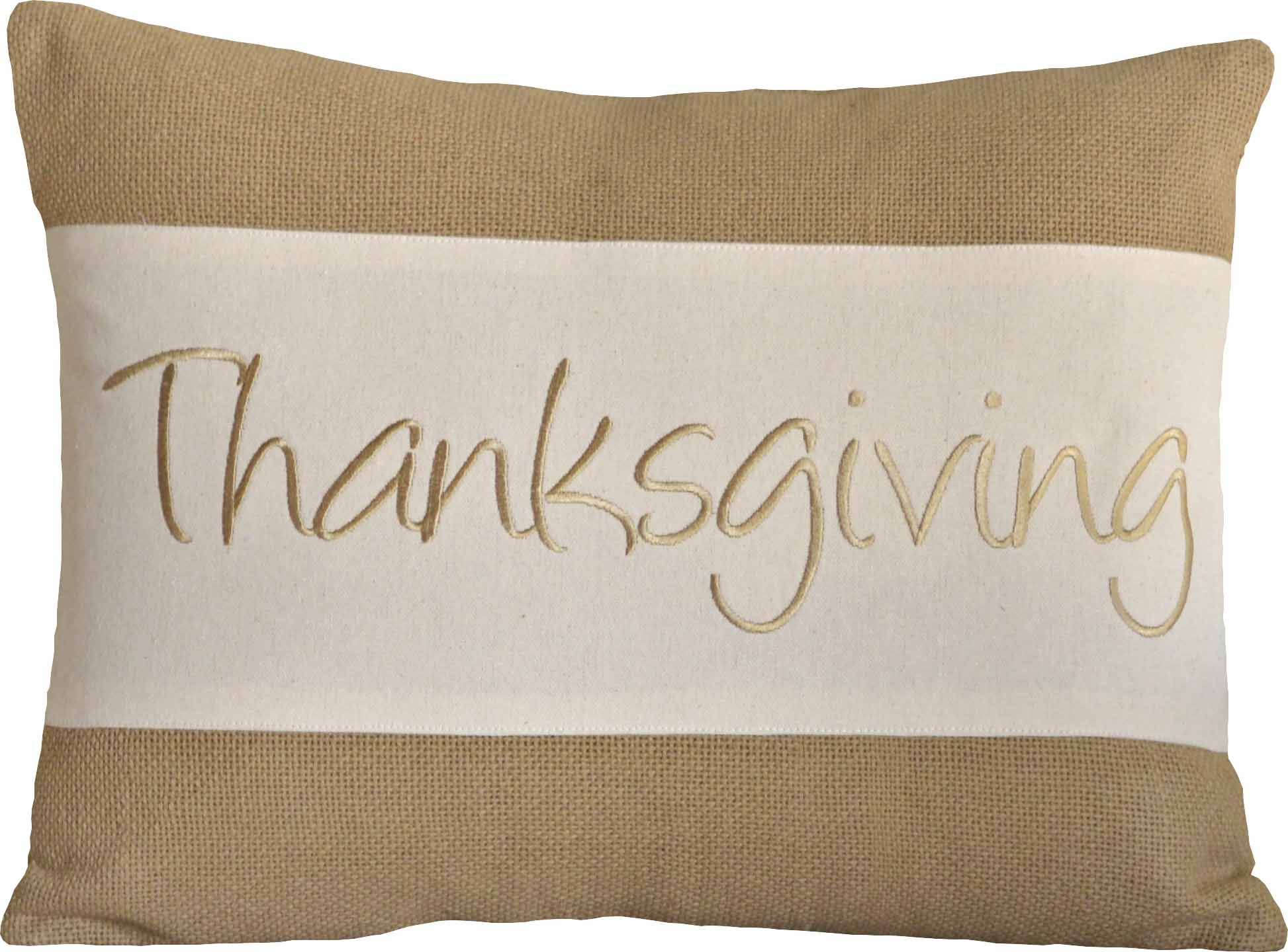 Thanksgiving Embroidered Pillow