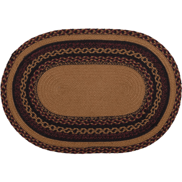 Heritage Farms Oval Crow Rug - Retro Barn Country Linens