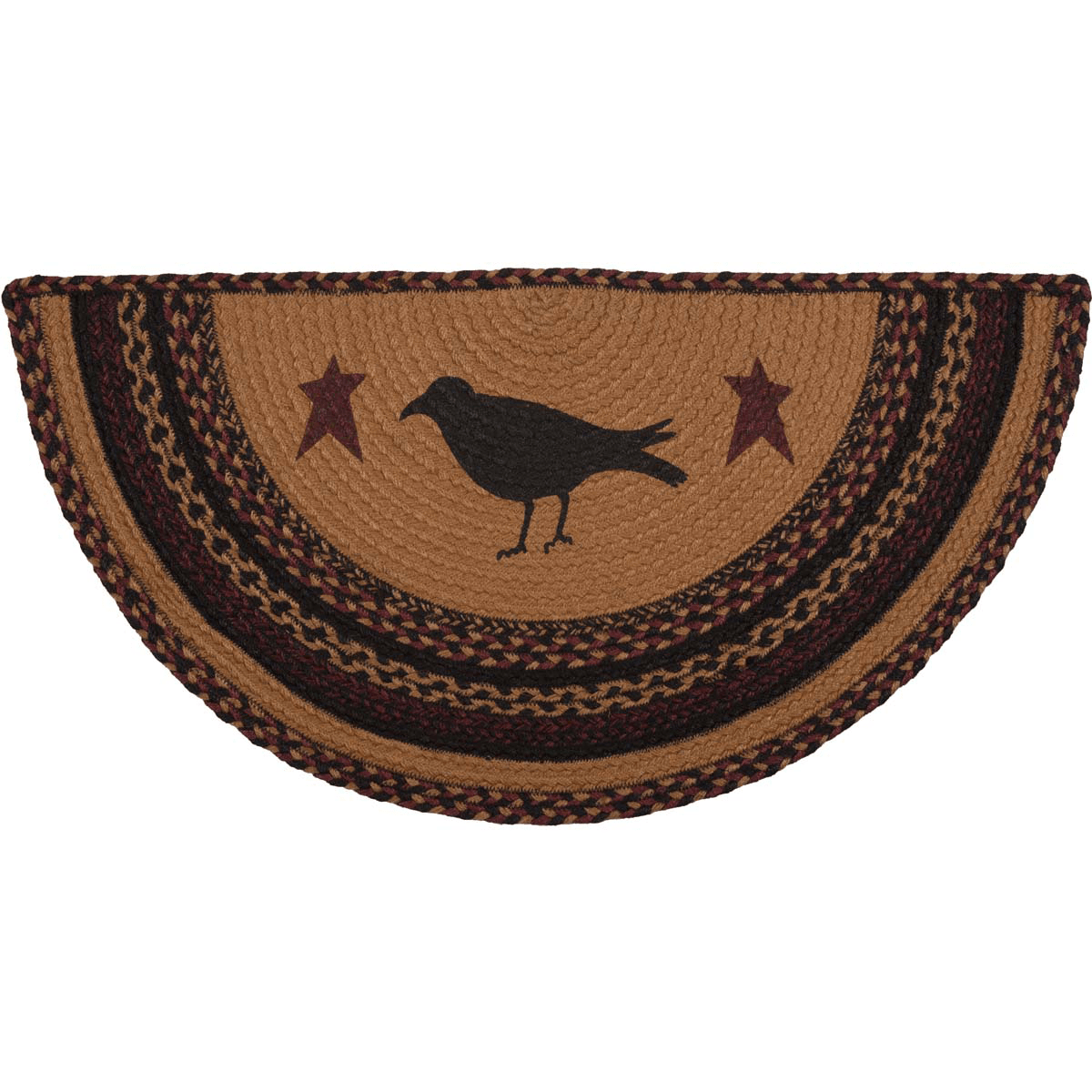 Heritage Farms Half Circle Crow Rug