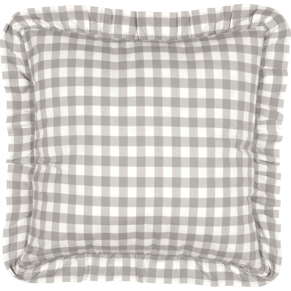 Annie Buffalo Check Euro Sham - Grey