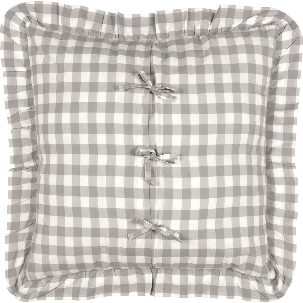 Annie Buffalo Check Euro Sham - Grey