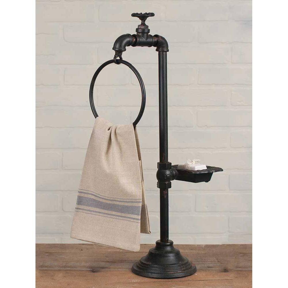 Farmhouse Soap and Towel Holder