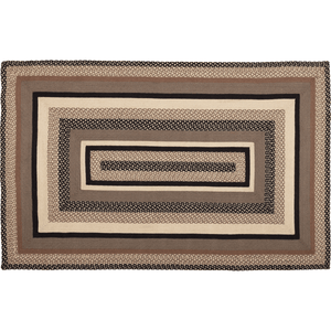 Sawyer Mill Charcoal Braided Rectangle Rug