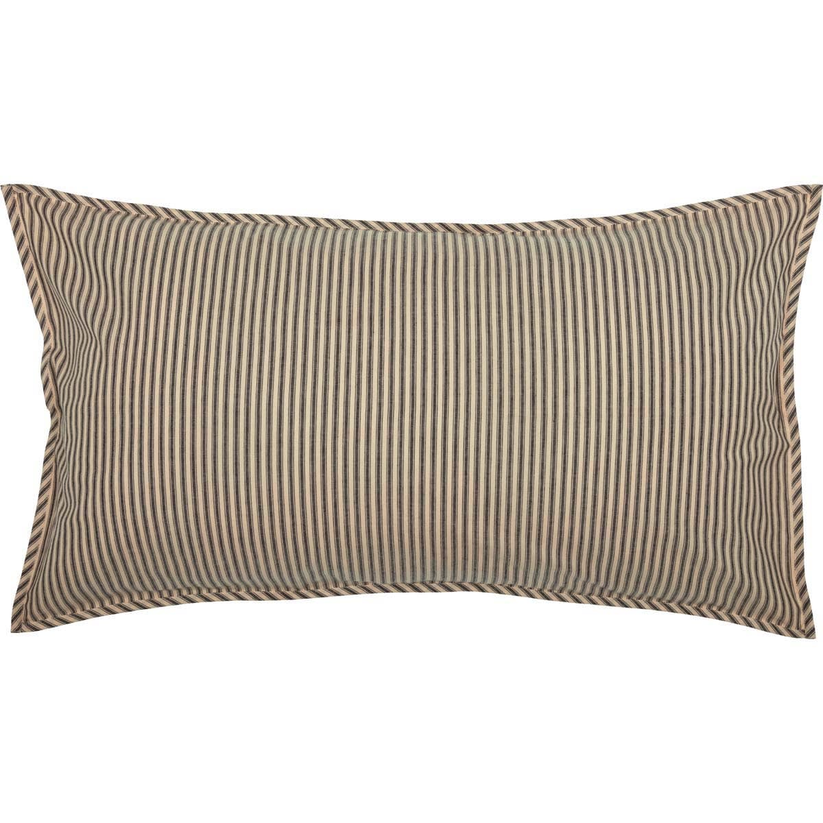 Sawyer Mill Charcoal Ticking Stripe Pillow Sham