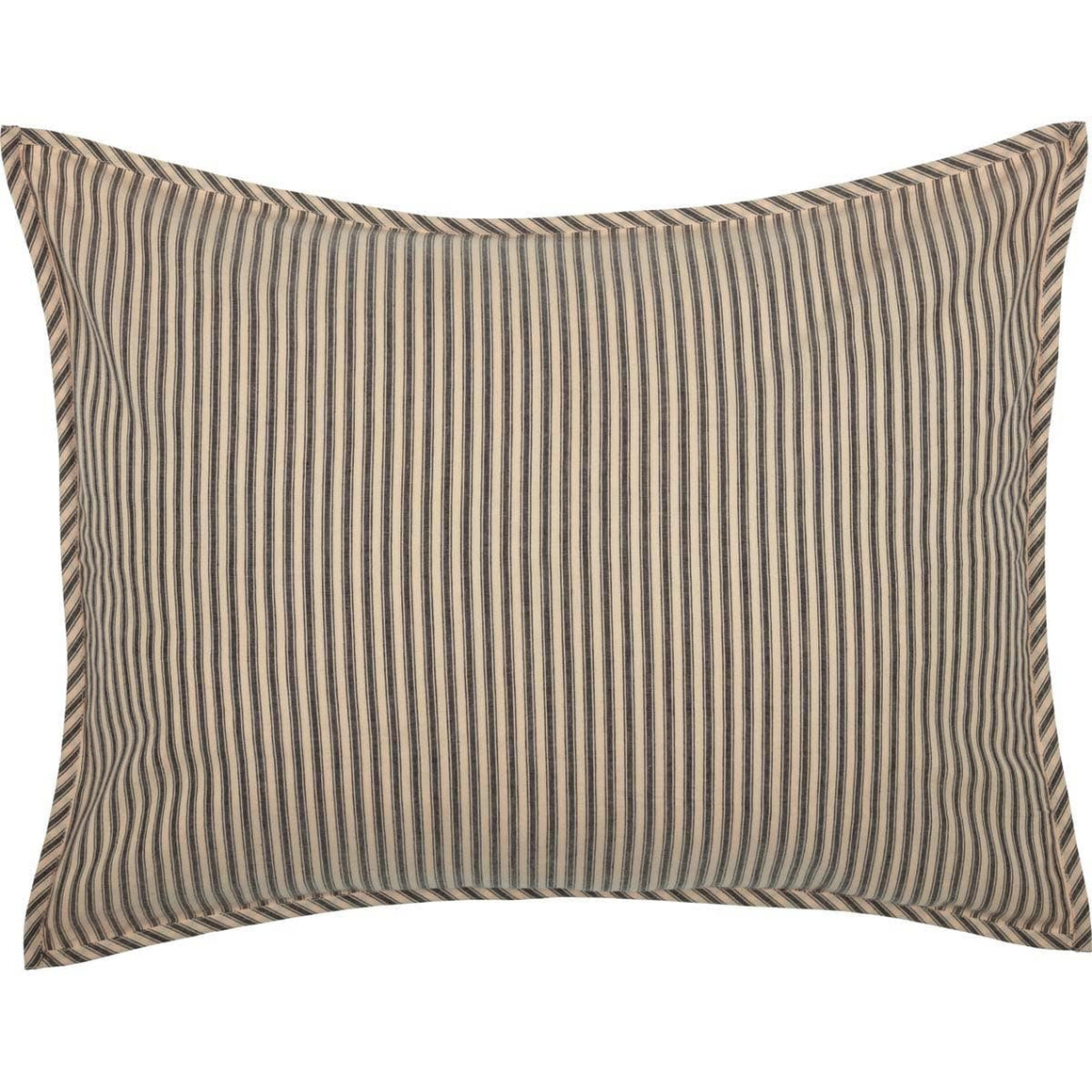 Sawyer Mill Charcoal Ticking Stripe Pillow Sham