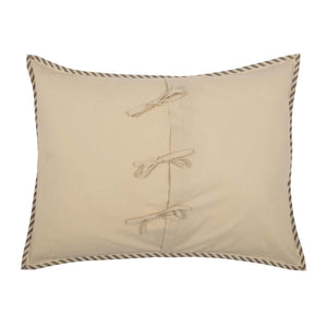 Sawyer Mill Charcoal Ticking Stripe Pillow Sham