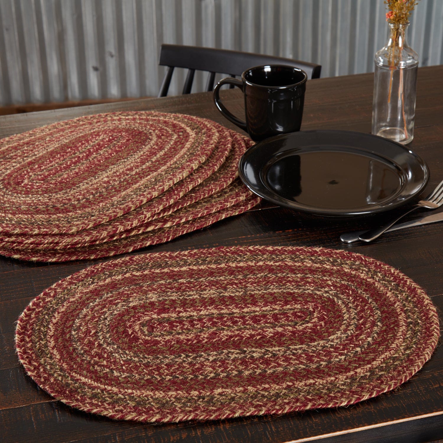 Cider Mill Braided Jute Placemat Set of 6