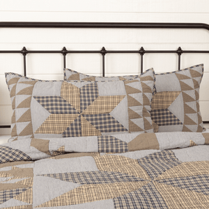 Dakota Star Farmhouse Blue Pillow Sham