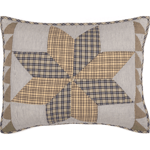 Dakota Star Farmhouse Blue Pillow Sham