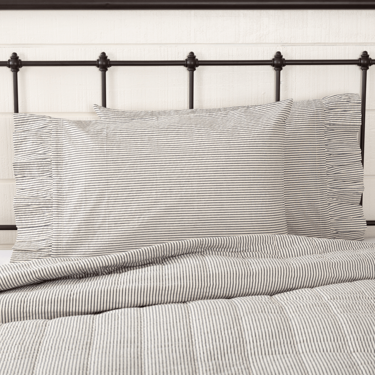 Hatteras Ticking Stripe Pillow Case Set