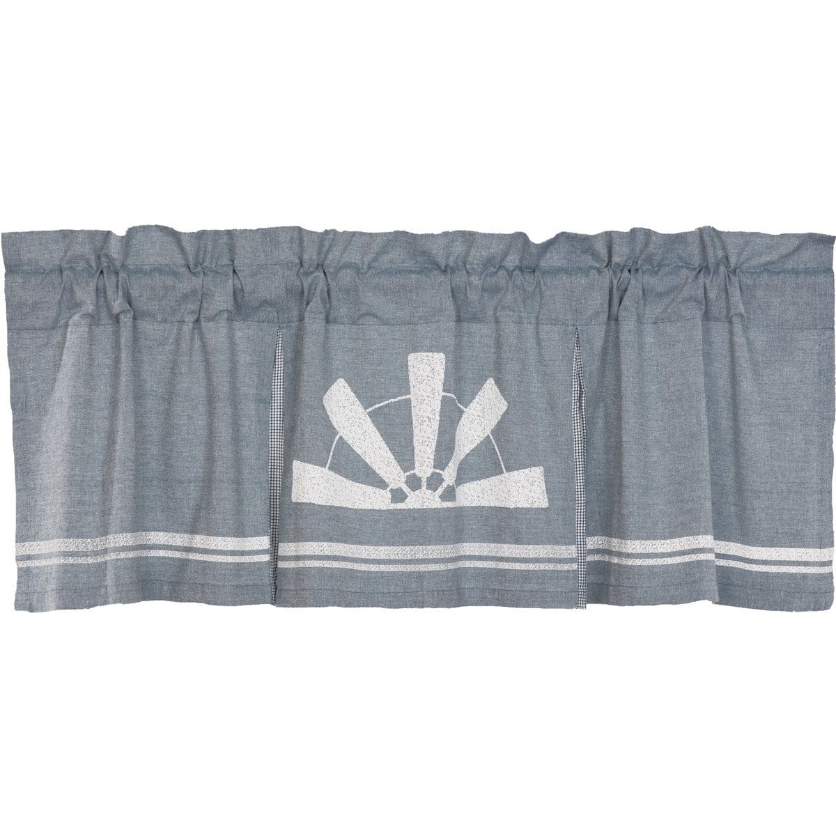 Sawyer Mill Blue Windmill Valance