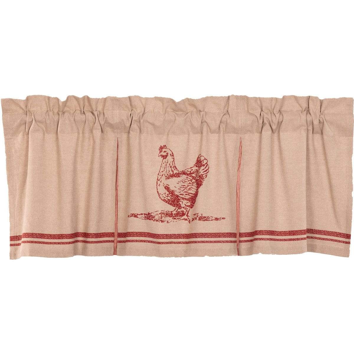 Sawyer Mill Red Hen Valance