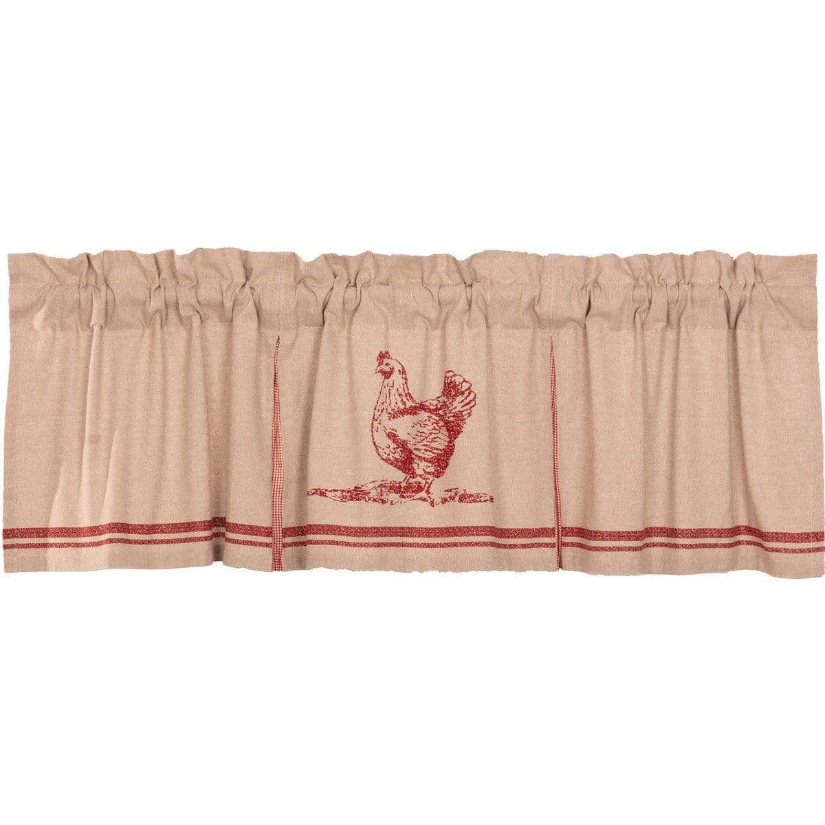 Sawyer Mill Red Hen Valance