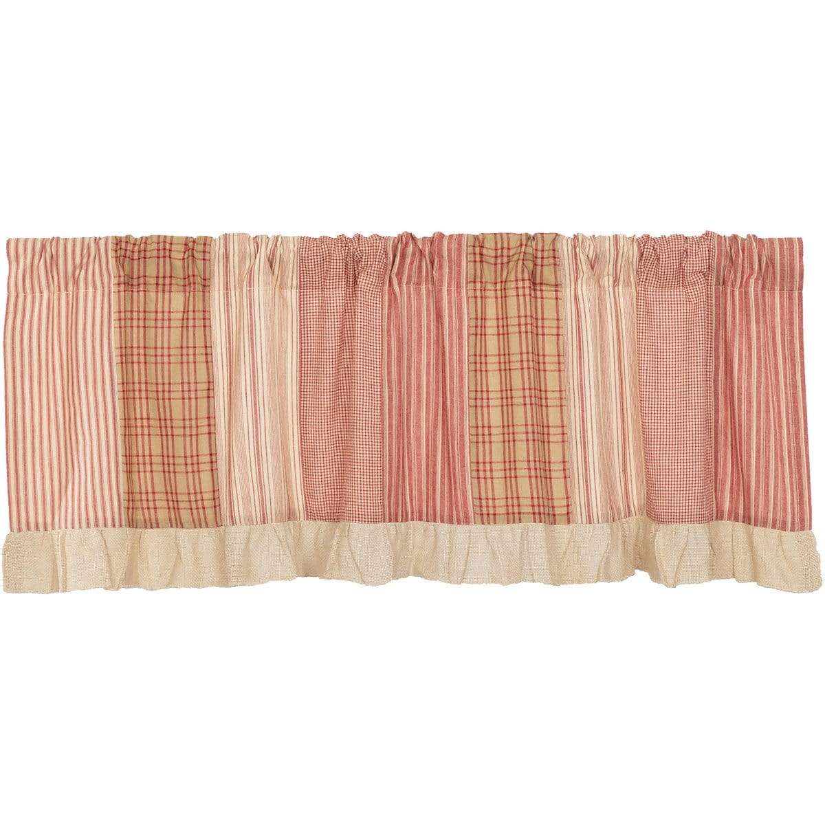 Sawyer Mill Red Patchwork Valance