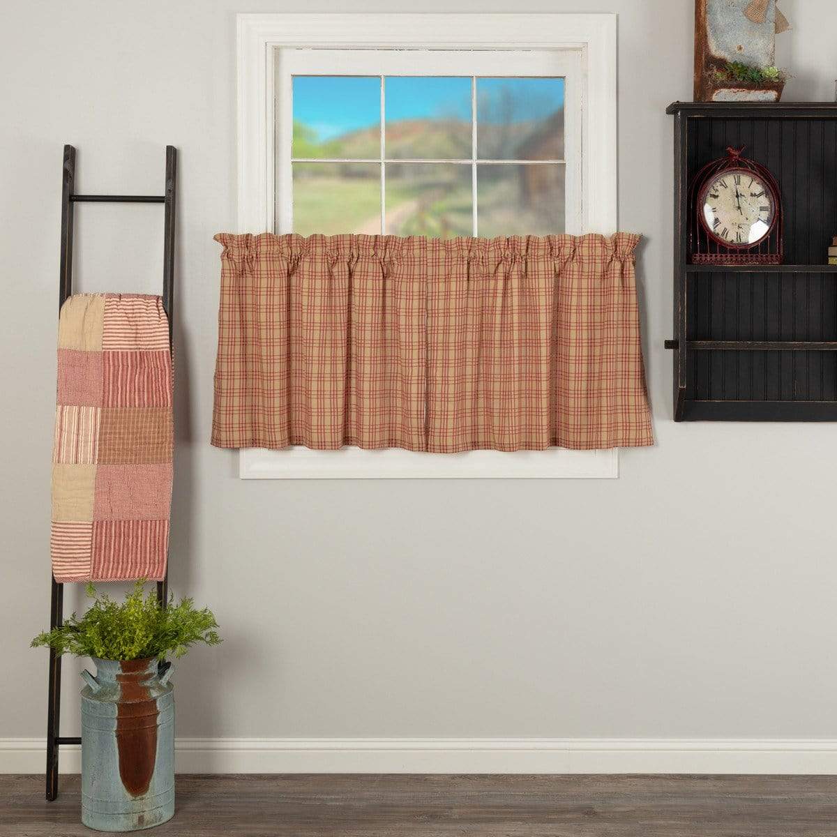 Sawyer Mill Red Plaid Tier Set