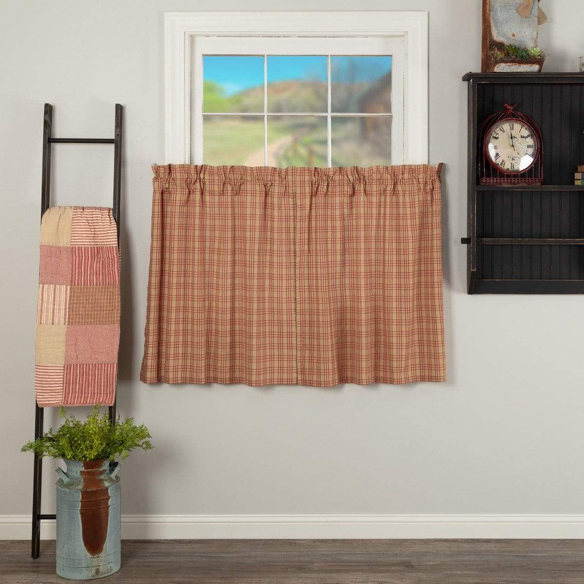 Sawyer Mill Red Plaid Tier Set