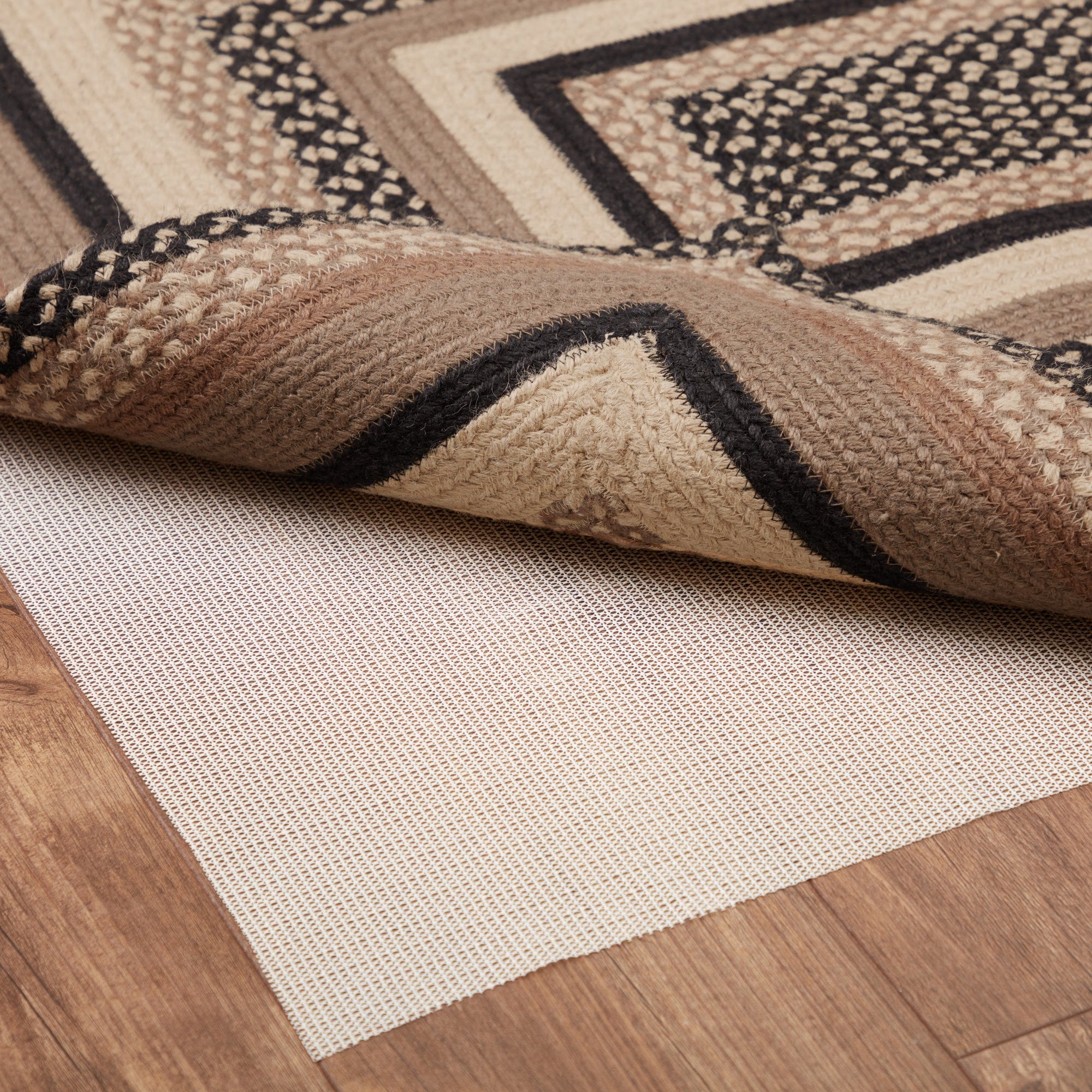 Sawyer Mill Charcoal Braided Rectangle Rug