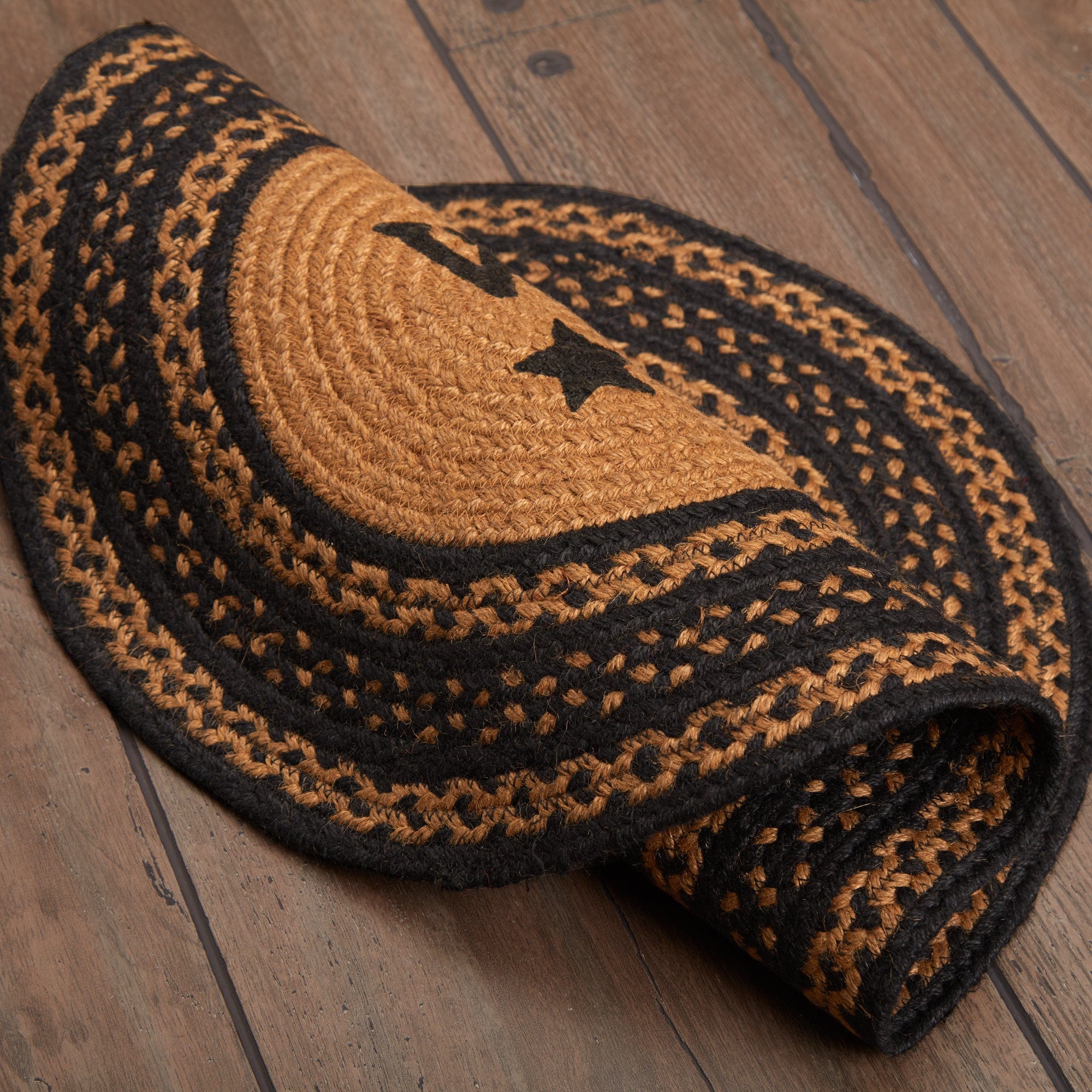 Farmhouse Oval Welcome Rug w/ Pad