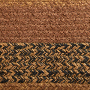 Kettle Grove Rectangle Braided Rug w/ Pad